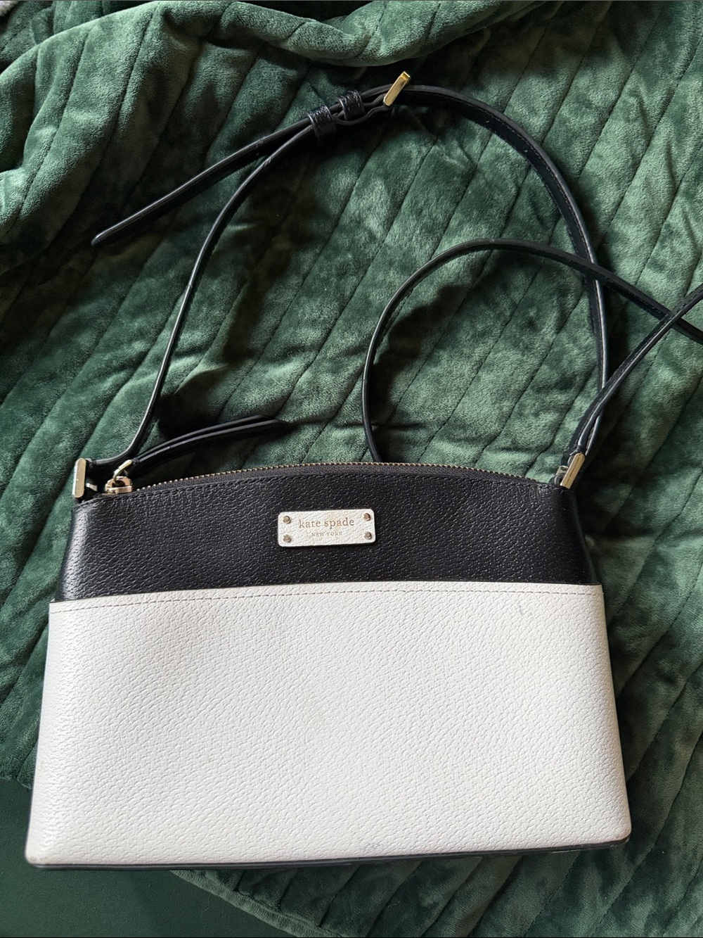 kate spade New York Black & White Crossbody Bag